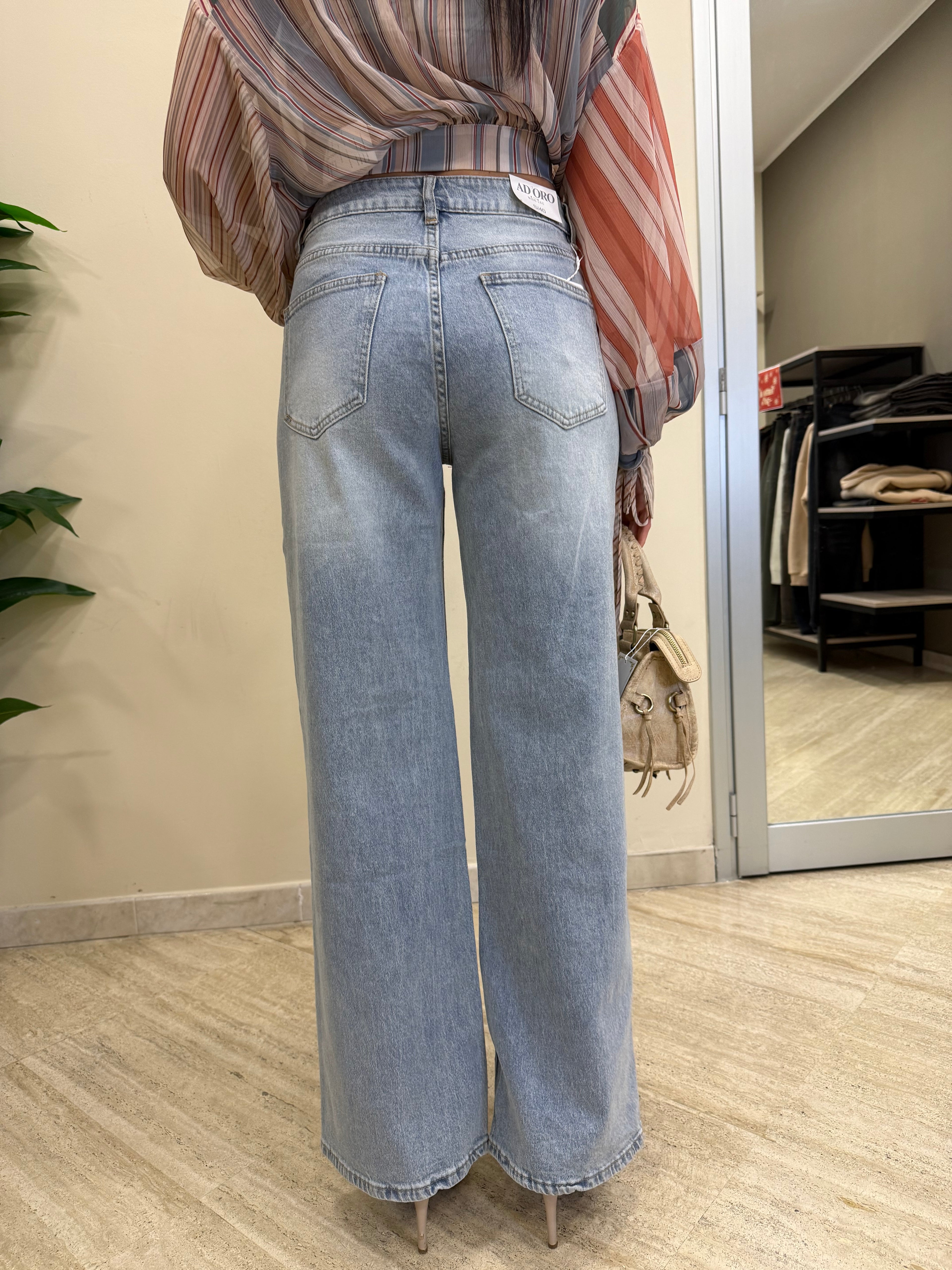 Jeans doppio bottone