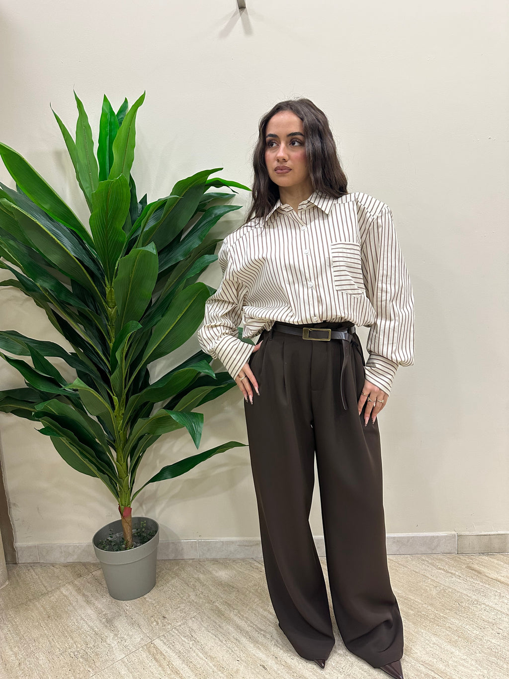 Pantalone con cinta just