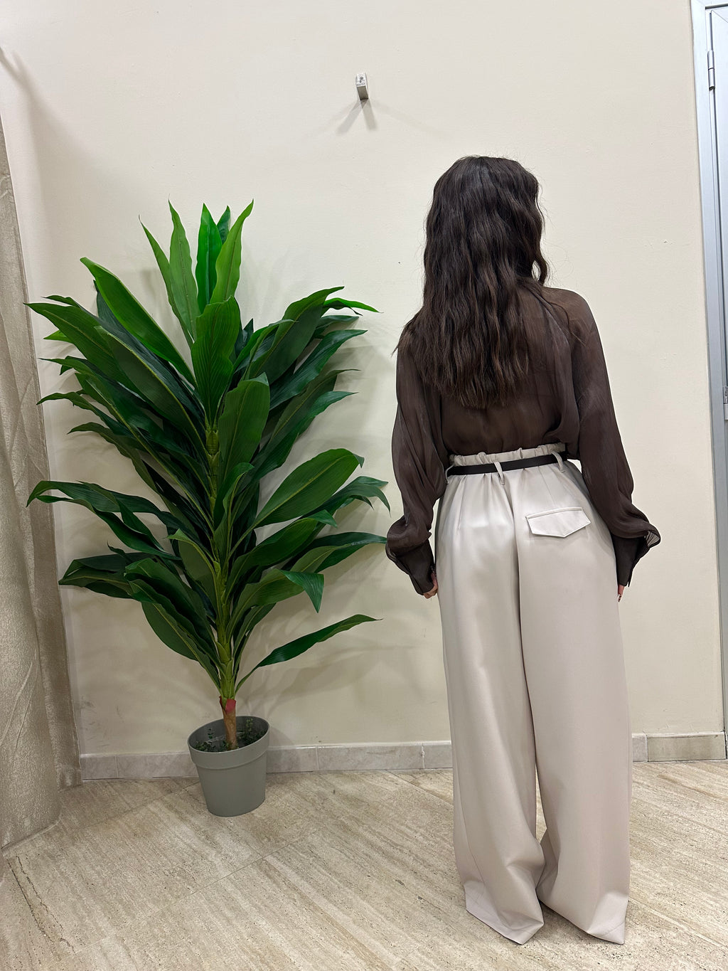 Pantalone con cinta just