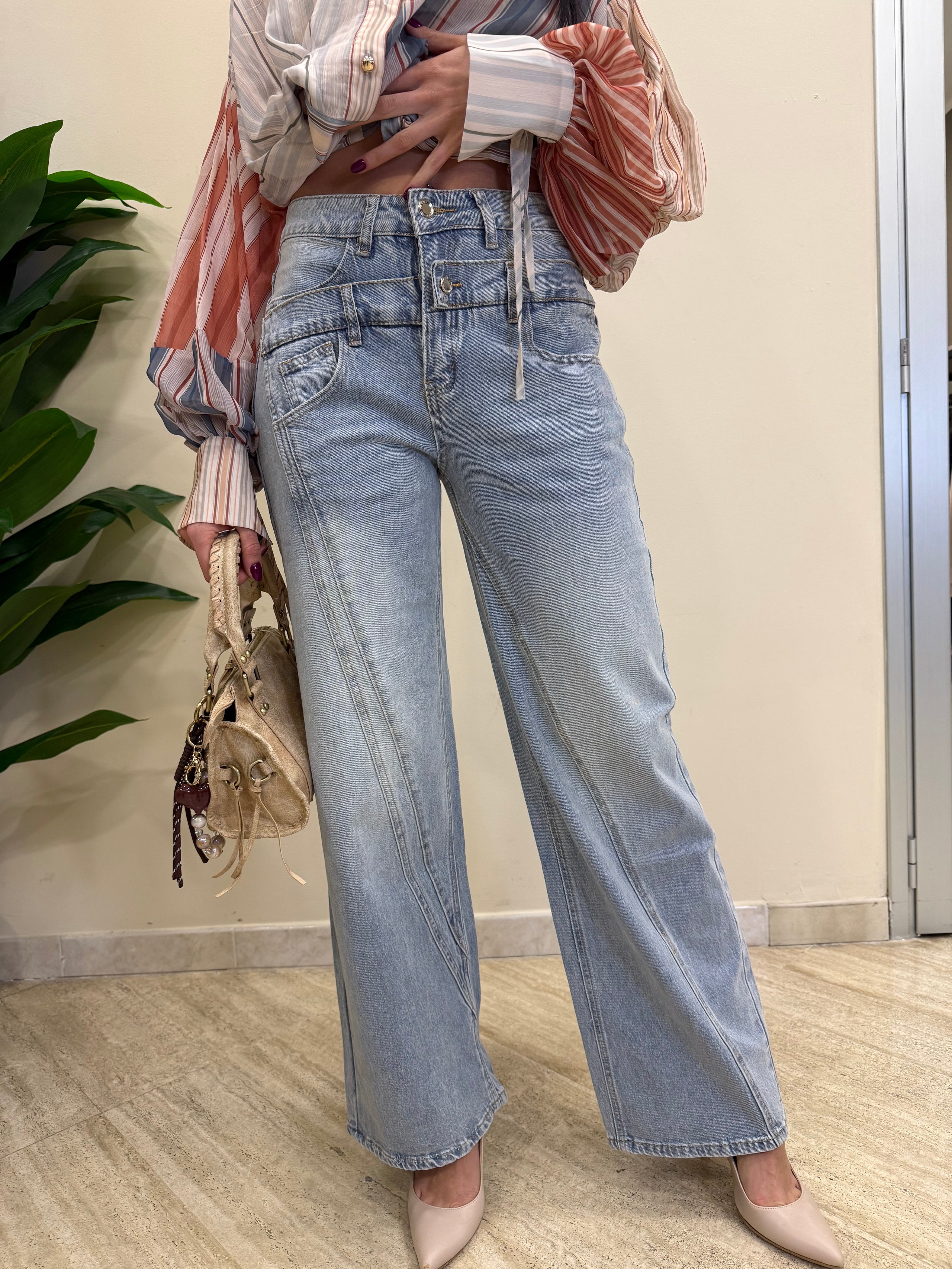 Jeans doppio bottone