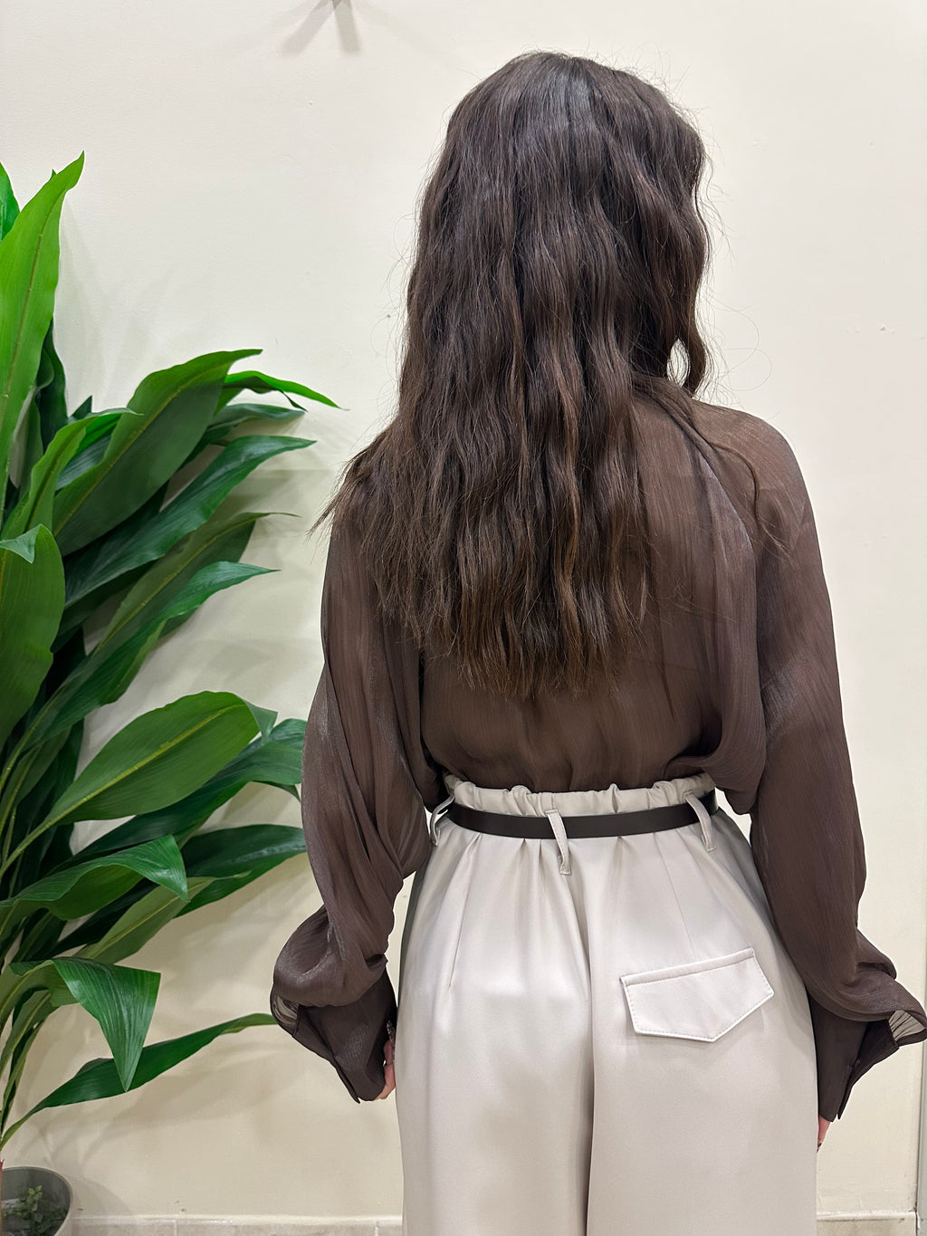 Pantalone con cinta just