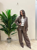 Pantalone ecopelle