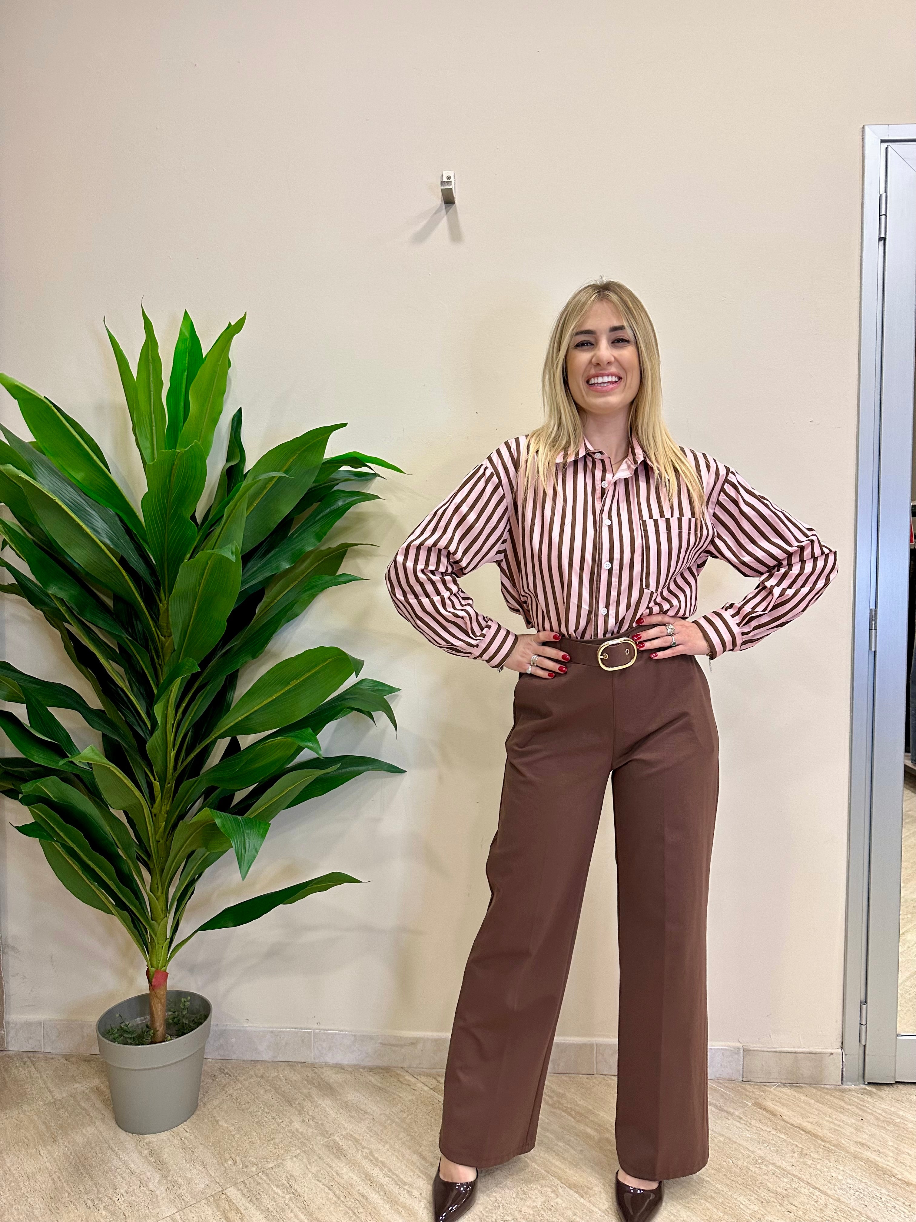Pantalone con cinta